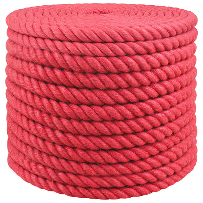 Jute Rope Red 100% Tossa jute