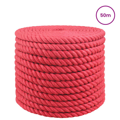 Jute Rope Red 100% Tossa jute