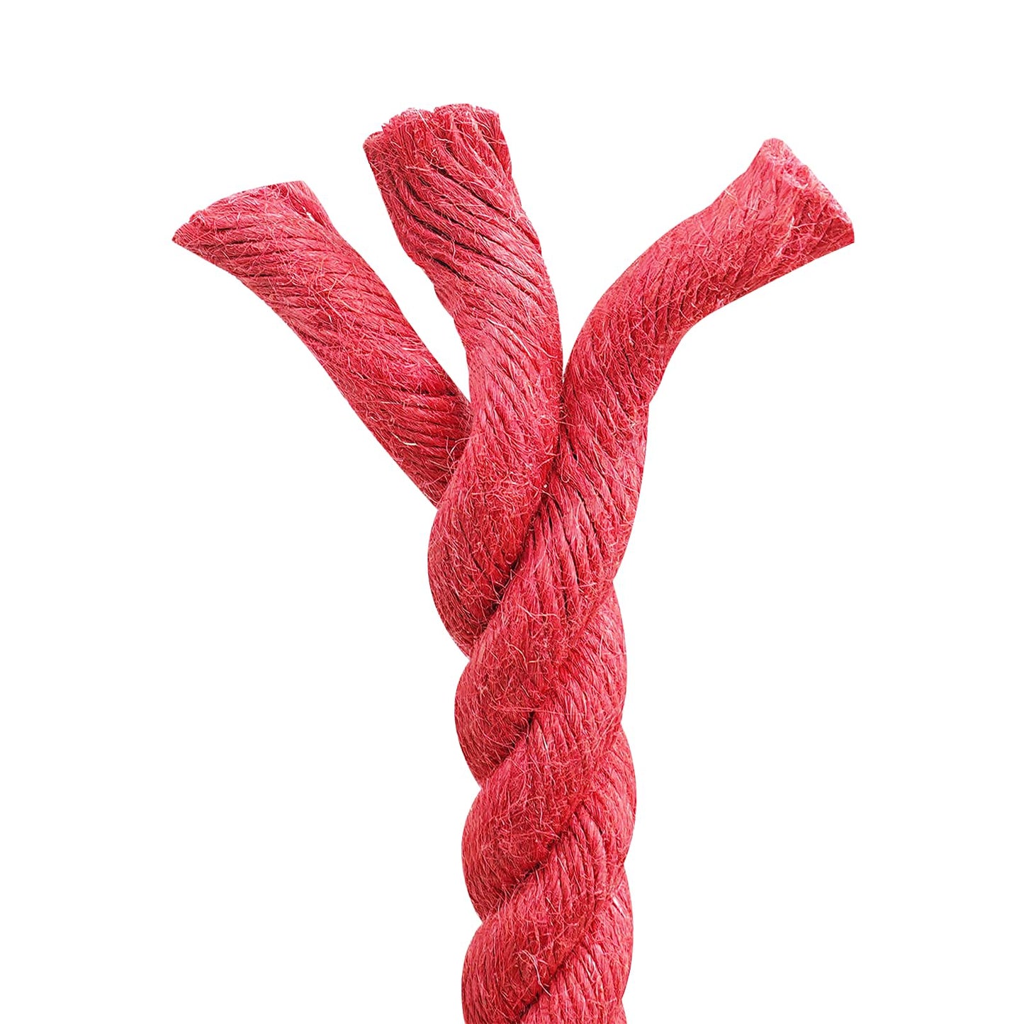 Jute Rope Red 100% Tossa jute