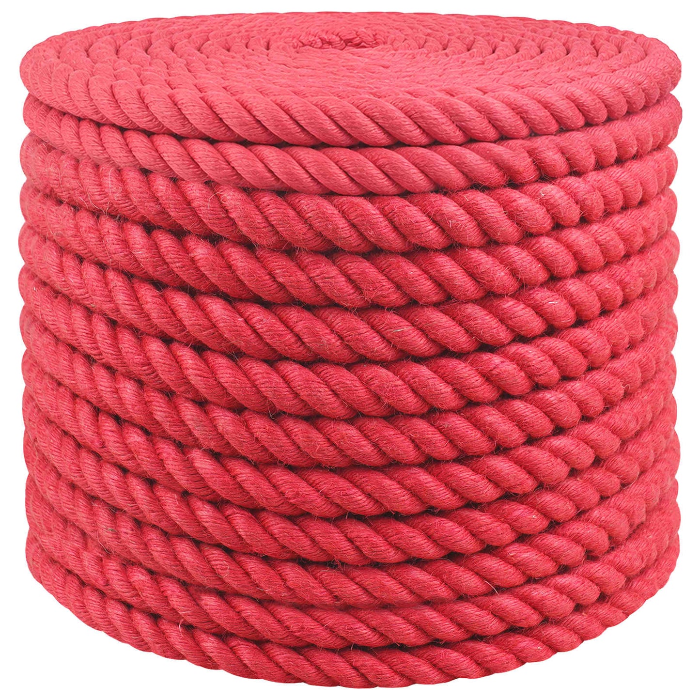 Jute Rope Red 100% Tossa jute