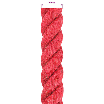 Jute Rope Red 100% Tossa jute