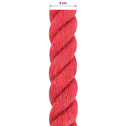 Jute Rope Red 100% Tossa jute