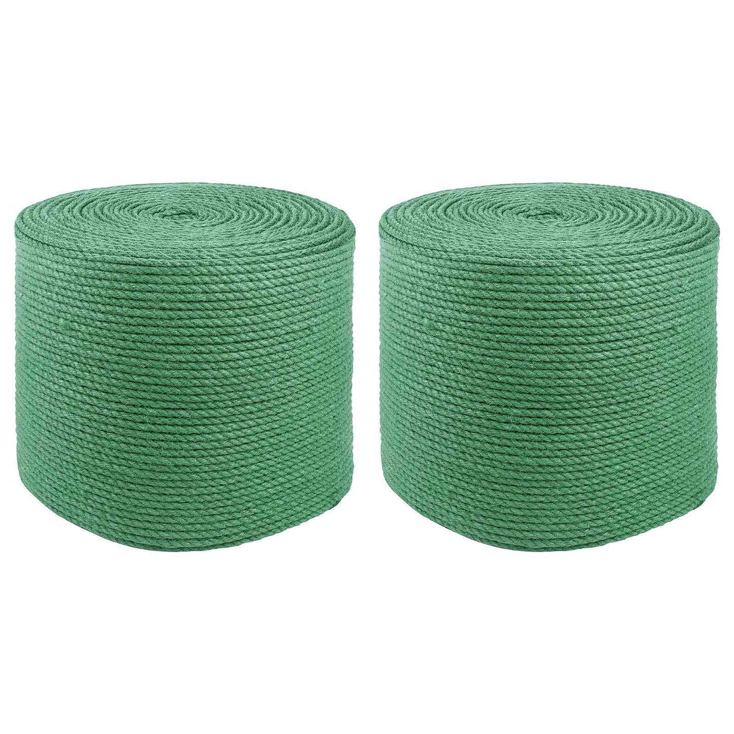 Jute Rope 2 pcs Green 100% Tossa jute
