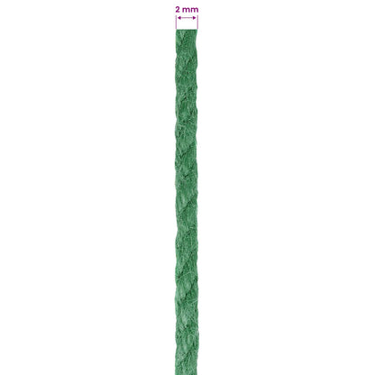Jute Rope 10 pcs Green 100% Tossa jute