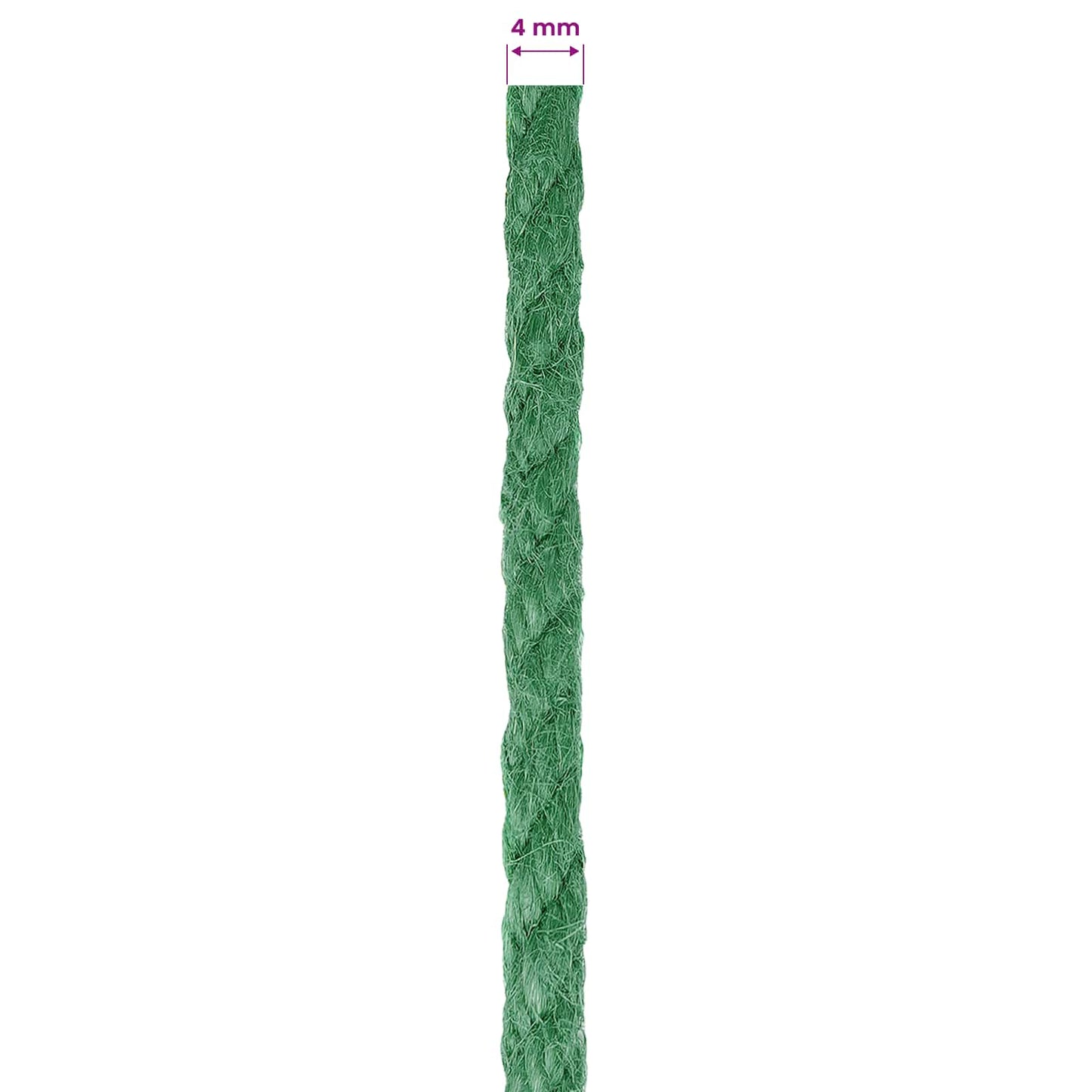 Jute Rope Green 100% Tossa jute