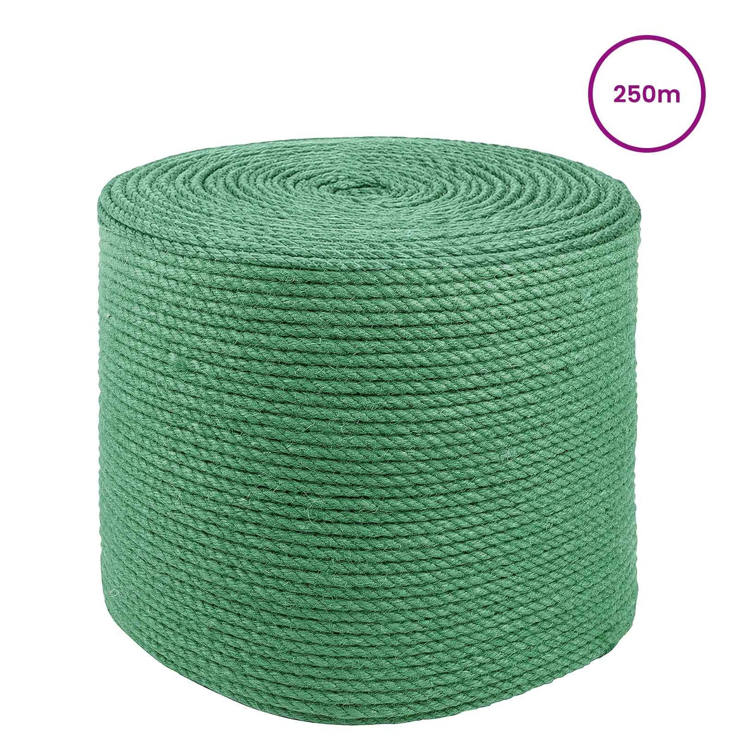 Jute Rope Green 100% Tossa jute