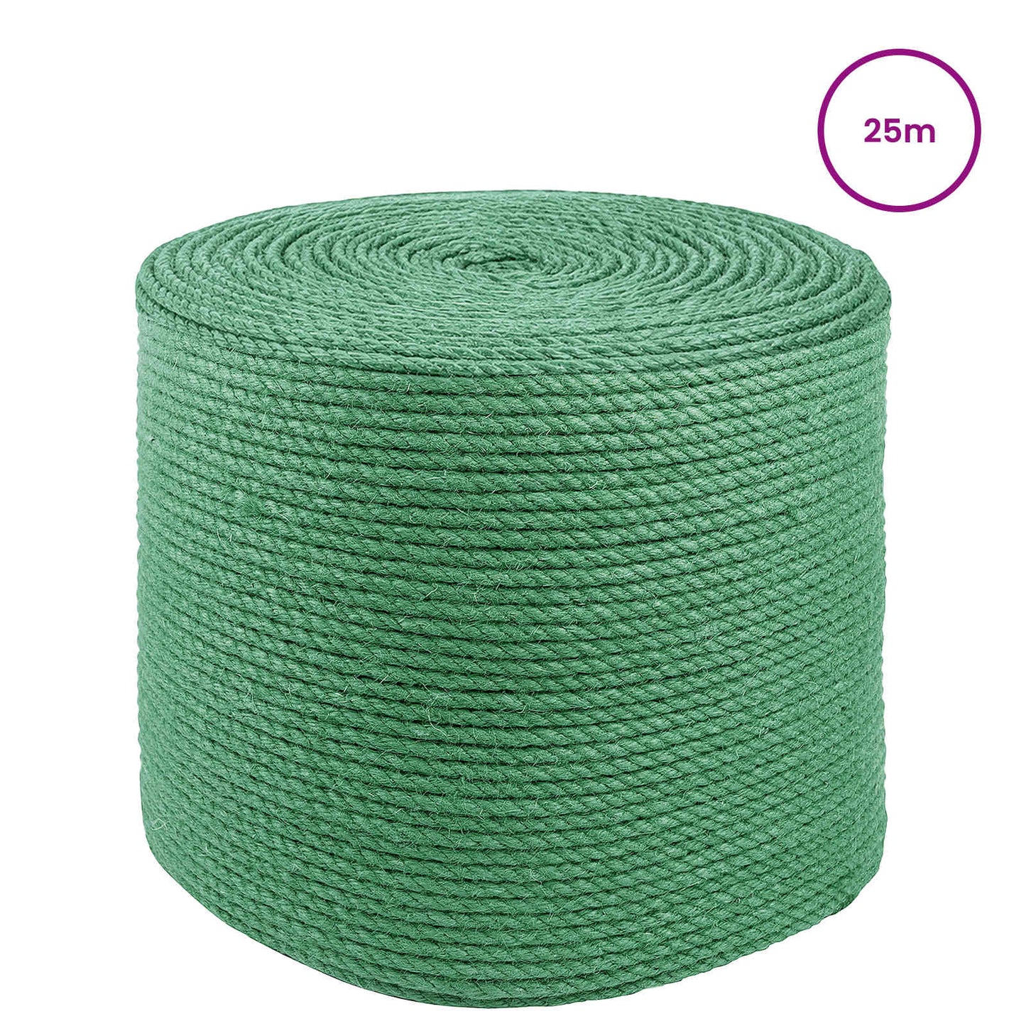 Jute Rope Green 100% Tossa jute