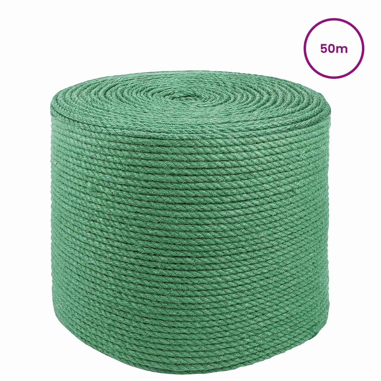 Jute Rope Green 100% Tossa jute