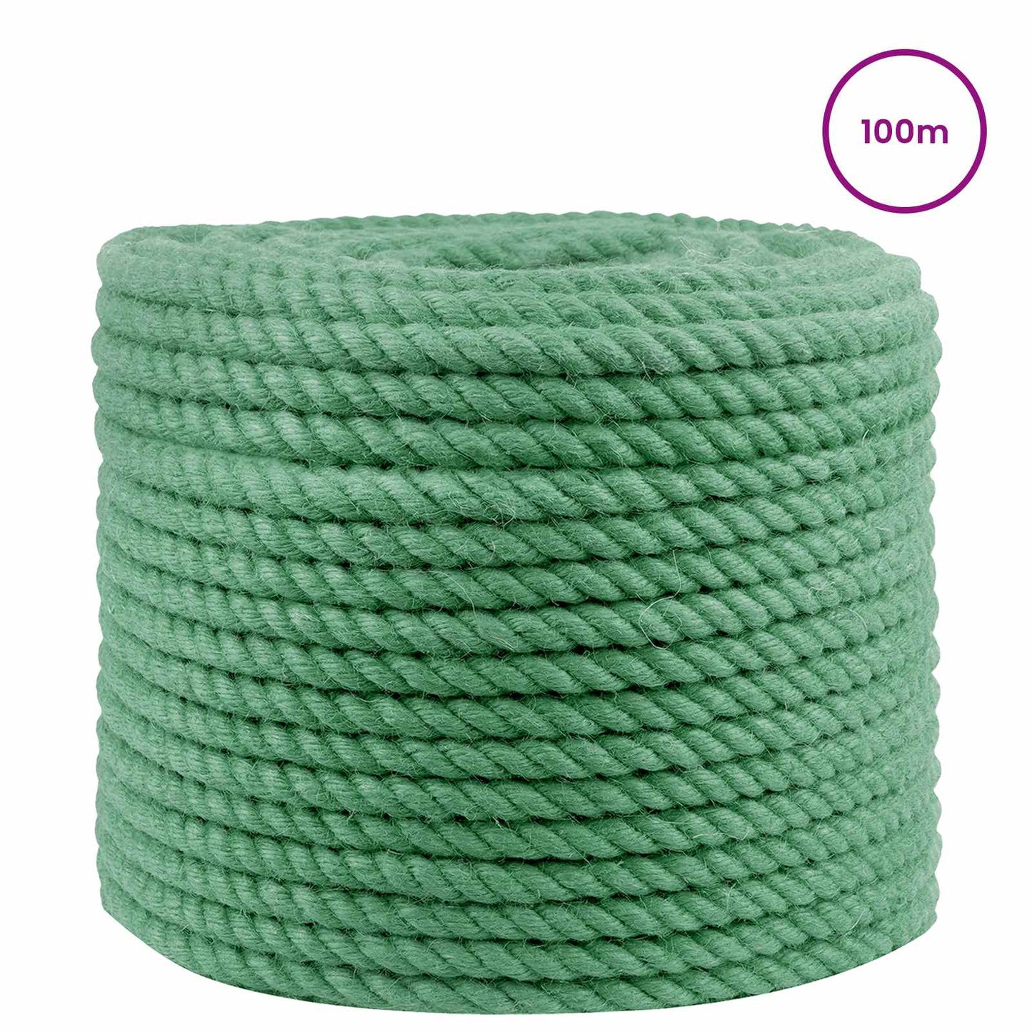 Jute Rope Green 100% Tossa jute