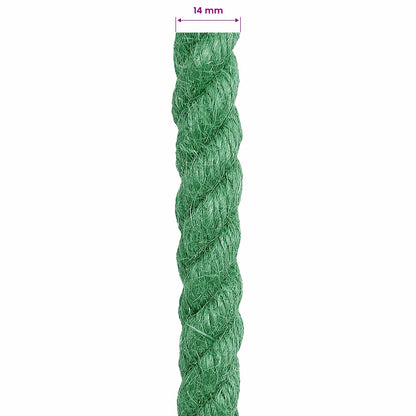 Jute Rope Green 100% Tossa jute