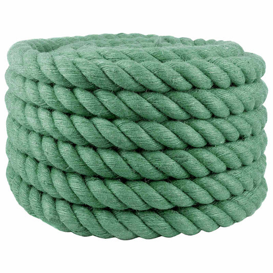 Jute Rope 30 mm Green 100% Tossa jute