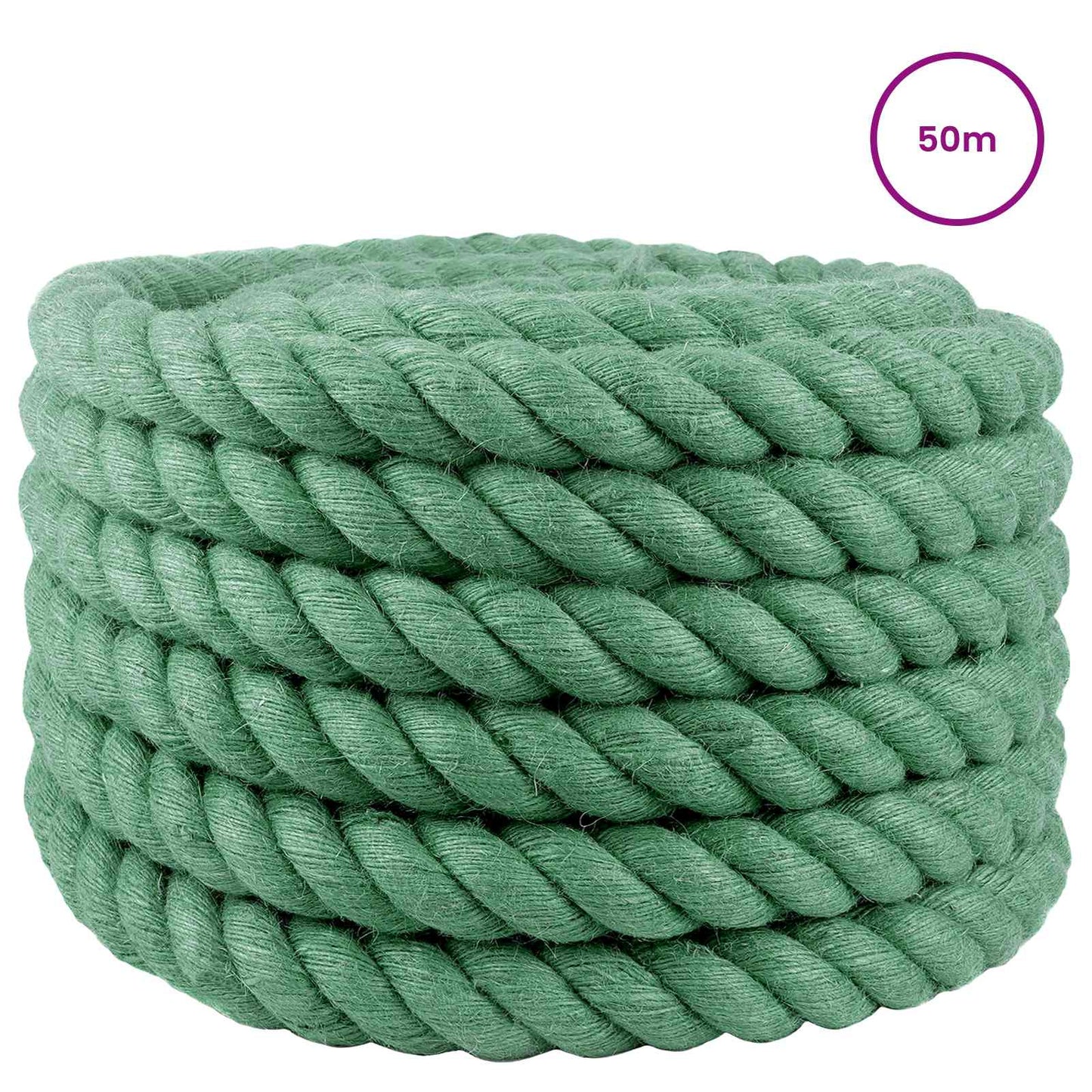 Jute Rope Green 100% Tossa jute