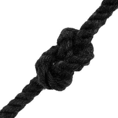 Rope Black 0.6 x 0.6 x 10000 cm Cotton