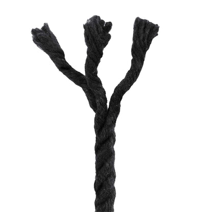 Cotton Rope 8 mm 500 m Black 100% Cotton