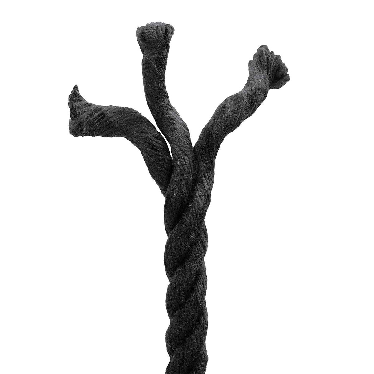 Cotton Rope 10 mm 100 m Black 100% Cotton