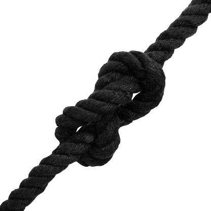 Cotton Rope 12 mm 250 m Black 100% Cotton