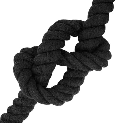 Cotton Rope 50 mm 10 m Black 100% Cotton