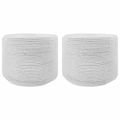 Rope 2 pcs White Cotton