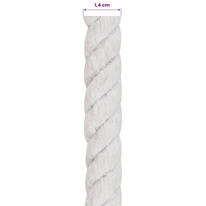 Cotton Rope 14 mm 50 m White 100% Cotton