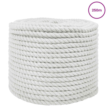 Cotton Rope 14 mm 250 m White 100% Cotton