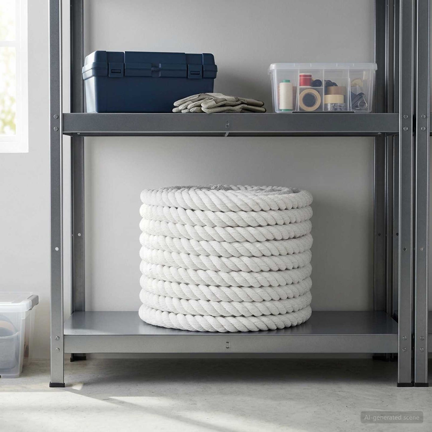 Cotton Rope 20 mm 25 m White 100% Cotton