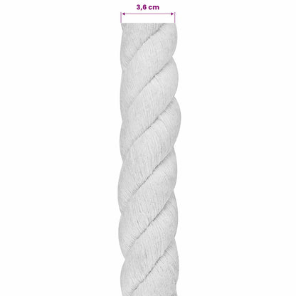 Cotton Rope 36 mm 5 m White 100% Cotton