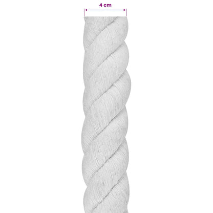 Cotton Rope 40 mm 5 m White 100% Cotton