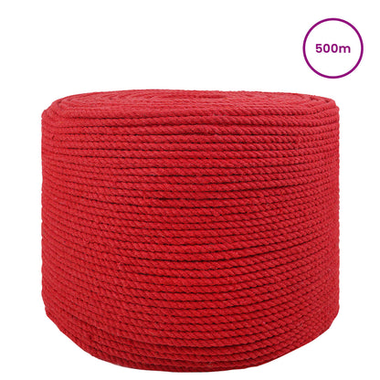 Rope Red 0.8 x 0.8 x 50000 cm Cotton