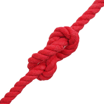 Cotton Rope 10 mm 100 m Red 100% Cotton