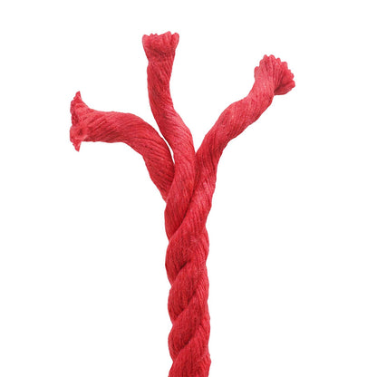Cotton Rope 10 mm 100 m Red 100% Cotton