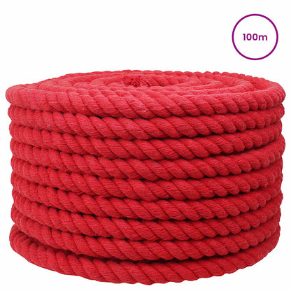 Rope Red 2 x 2 x 10000 cm Cotton