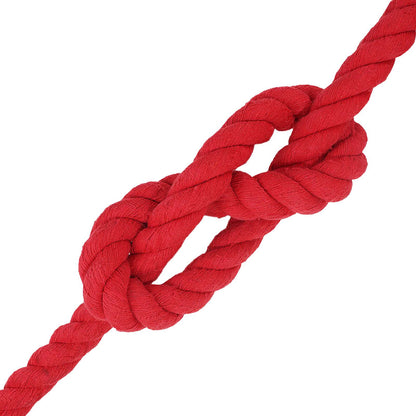 Cotton Rope 30 mm 25 m Red 100% Cotton