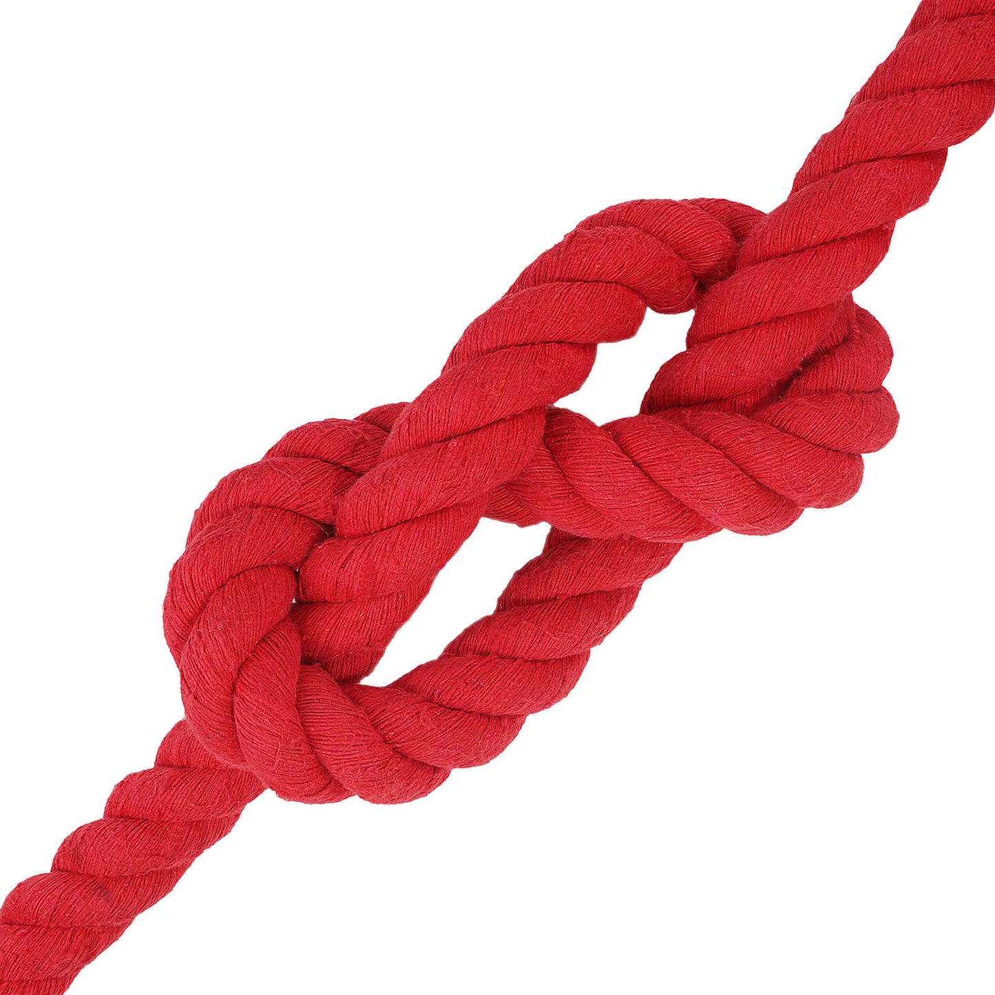 Cotton Rope 36 mm 25 m Red 100% Cotton
