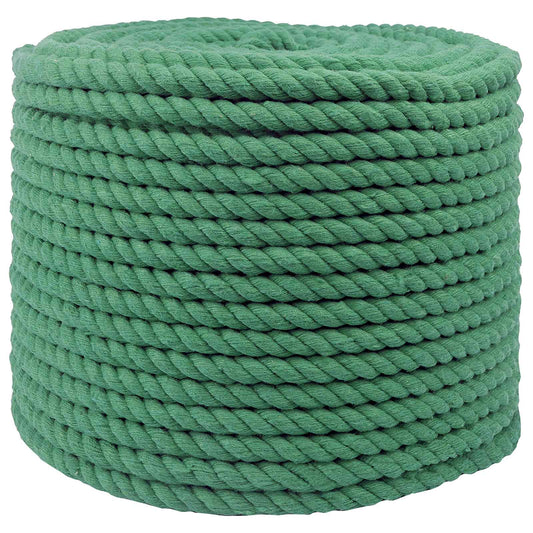 Cotton Rope 14 mm 250 m Green 100% Cotton
