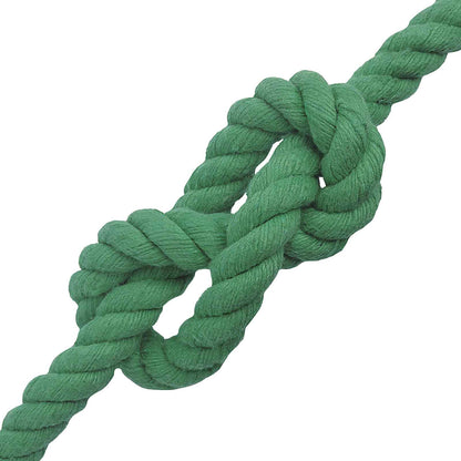 Cotton Rope 20 mm 100 m Green 100% Cotton
