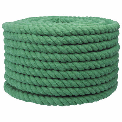 Cotton Rope 24 mm 25 m Green 100% Cotton