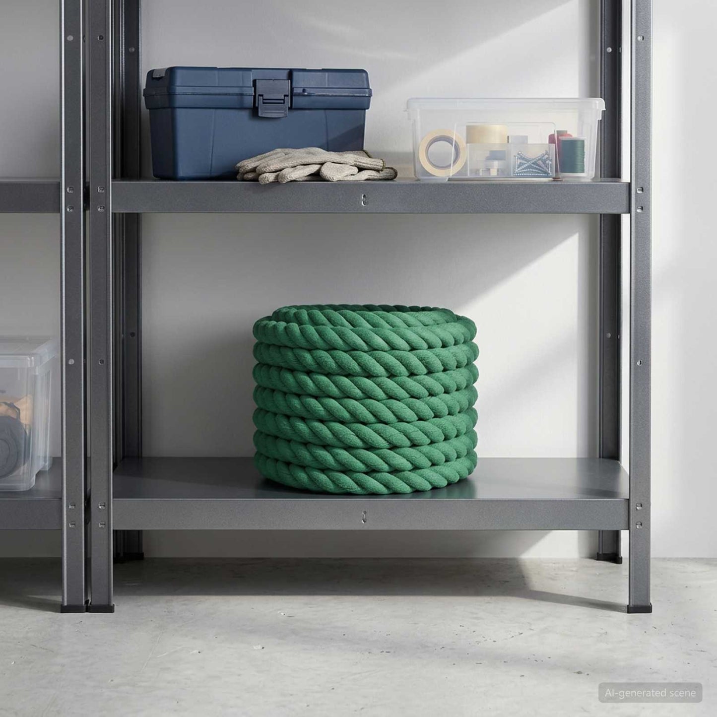 Cotton Rope 60 mm 5 m Green 100% Cotton
