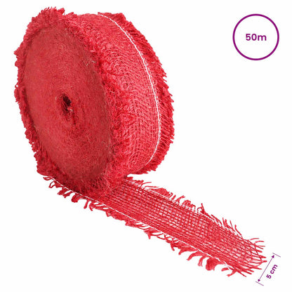 Jute Roll Red 5 x 5000 cm