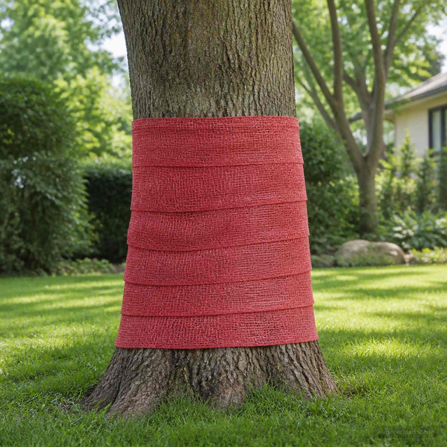 Jute Roll 50 x 10000 cm Red