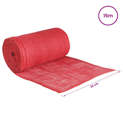 Jute Roll Red 25 x 1500 cm