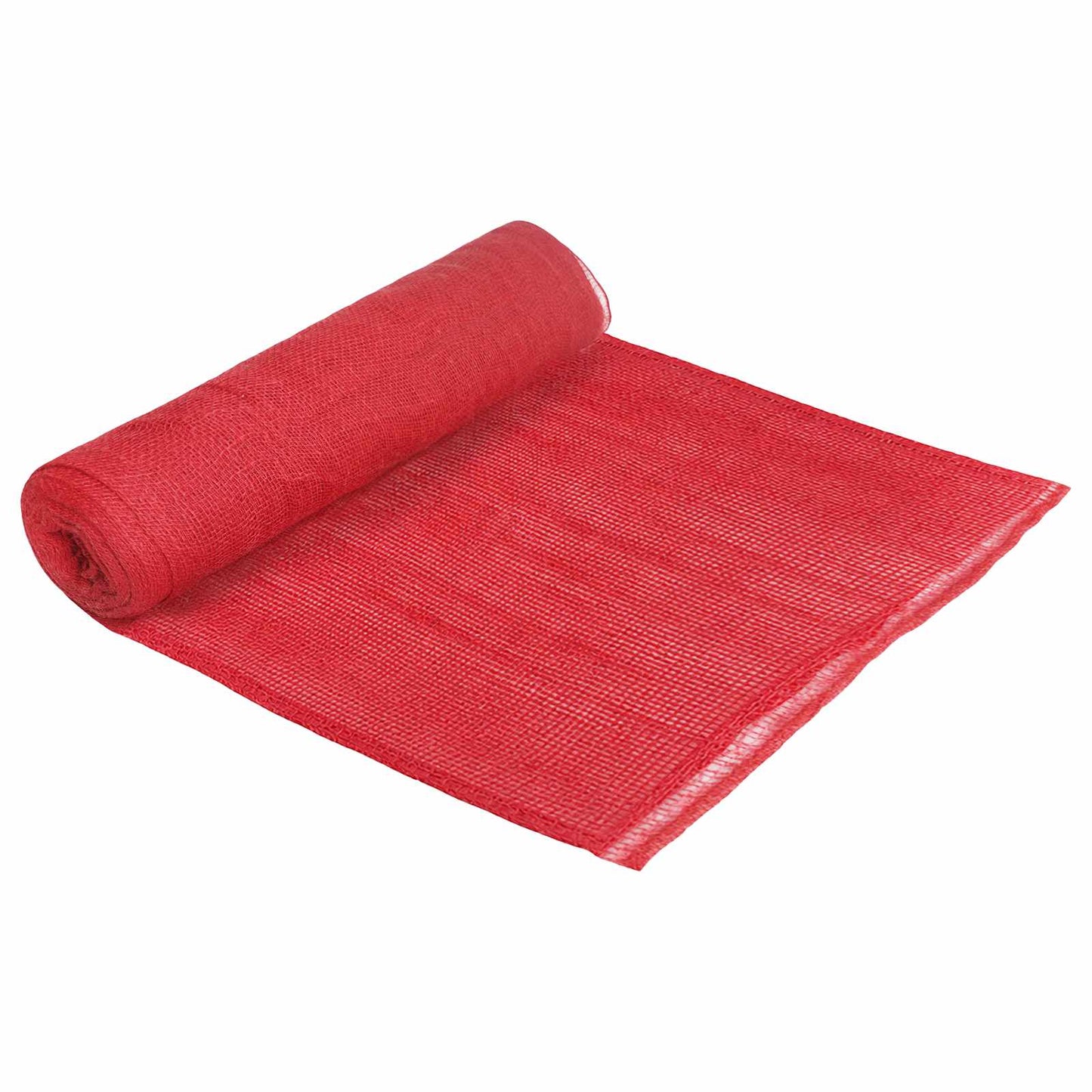 Jute Roll 160 x 2500 cm Red