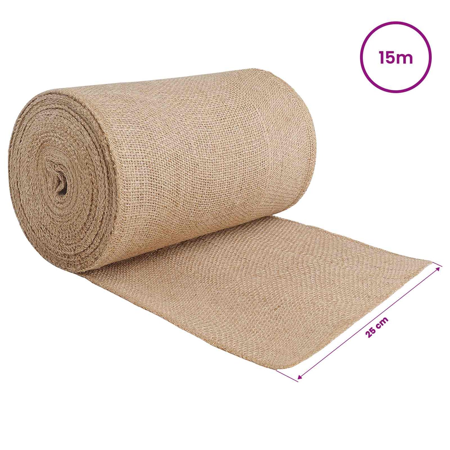 Jute Roll Natural 25 x 1500 cm
