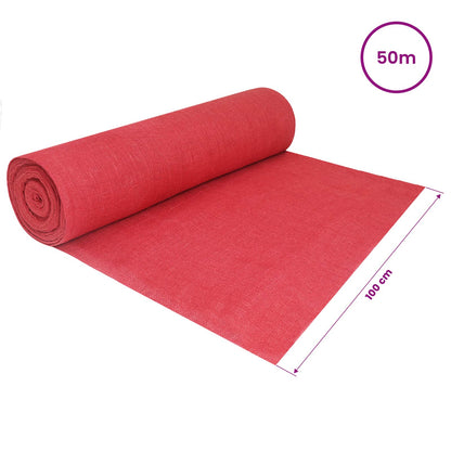 Jute Roll 200 x 5000 cm Red