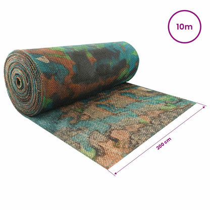 Jute Roll 200 x 1000 cm Camouflage