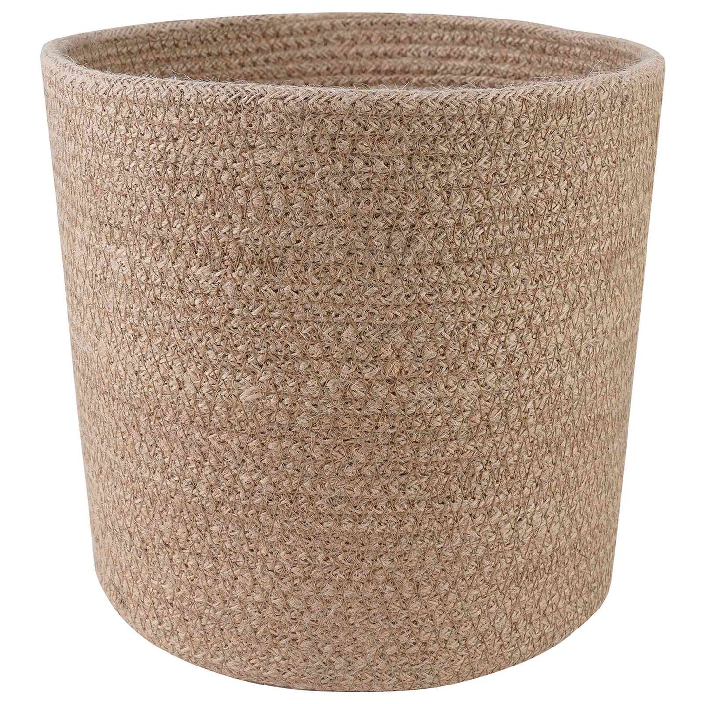 Plant Pot Set 2 pcs Natural Ø 21 x 21 cm 100% Tossa Jute