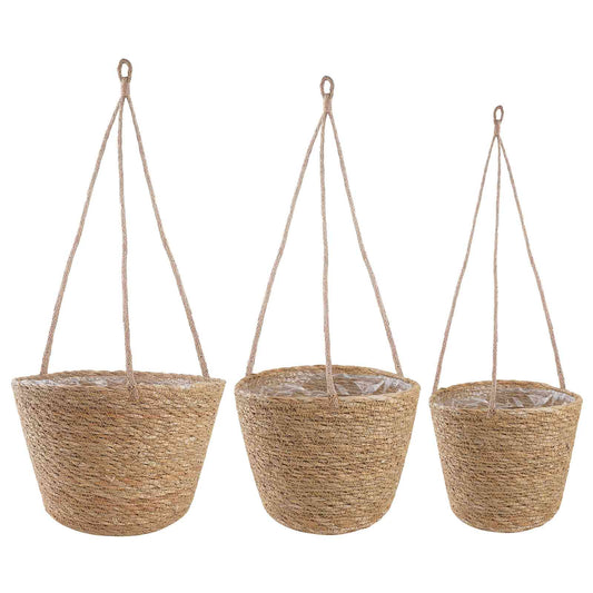 3 pcs Natural Ø26 x 19 cm 100% Seagrass