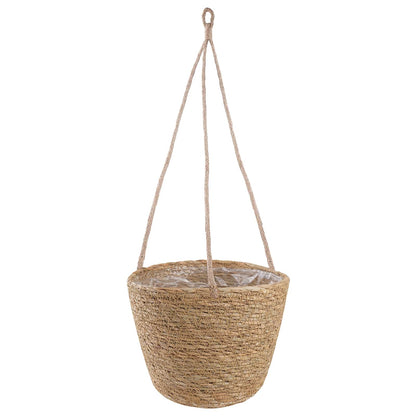 Seagrass Plant Baskets 3 pcs Natural Ø26 x 19 cm 100% Seagrass