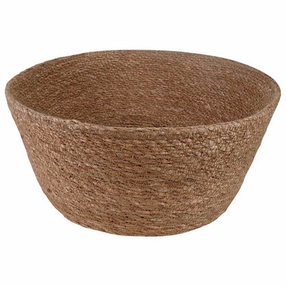 Plant Pot with Handles Natural Ø 32 x 32 cm 100% Seagrass