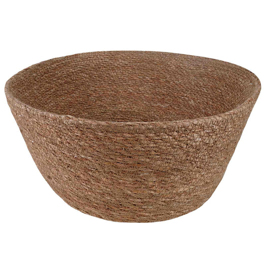Plant Pot with Handles Natural Ø 45 x 36 cm 100% Seagrass