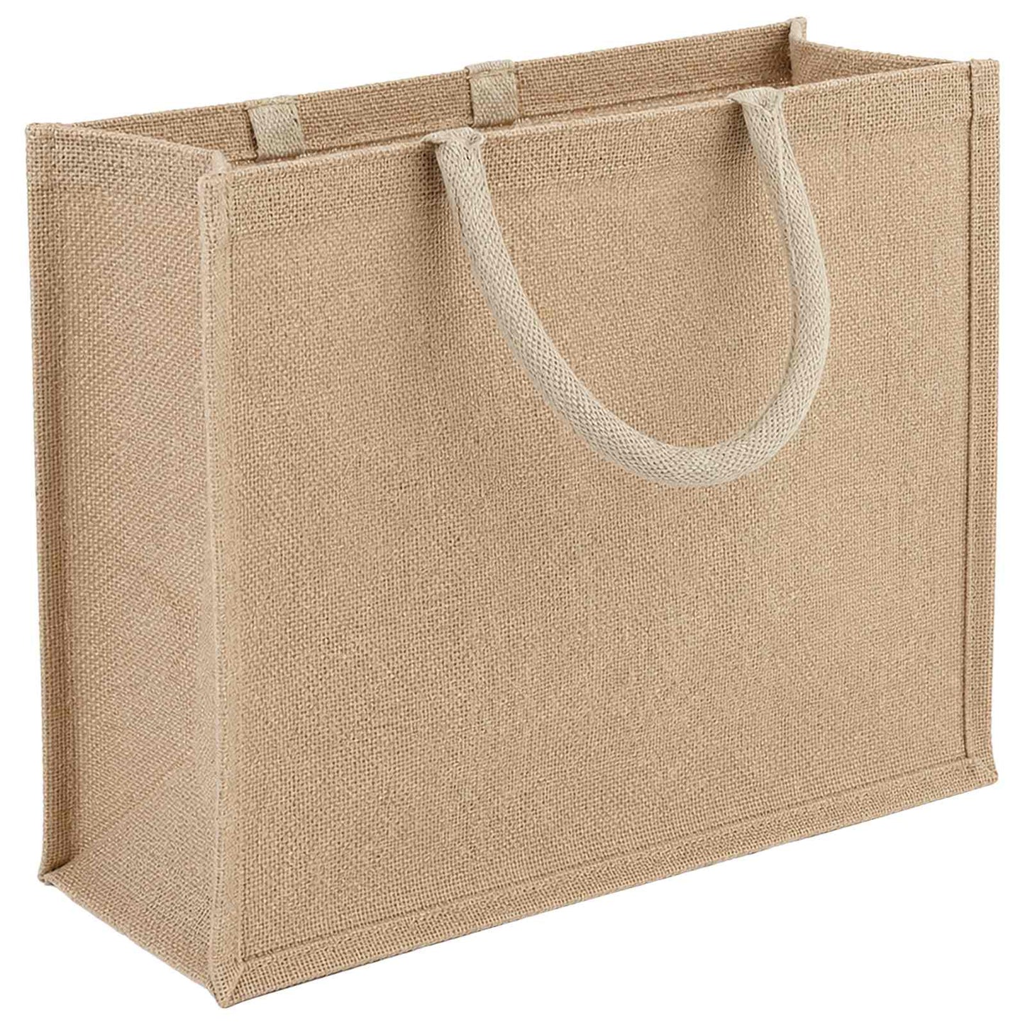 Jute Handbags 10 pcs Natural 42 x 33 x 19 cm 100% Tossa Jute